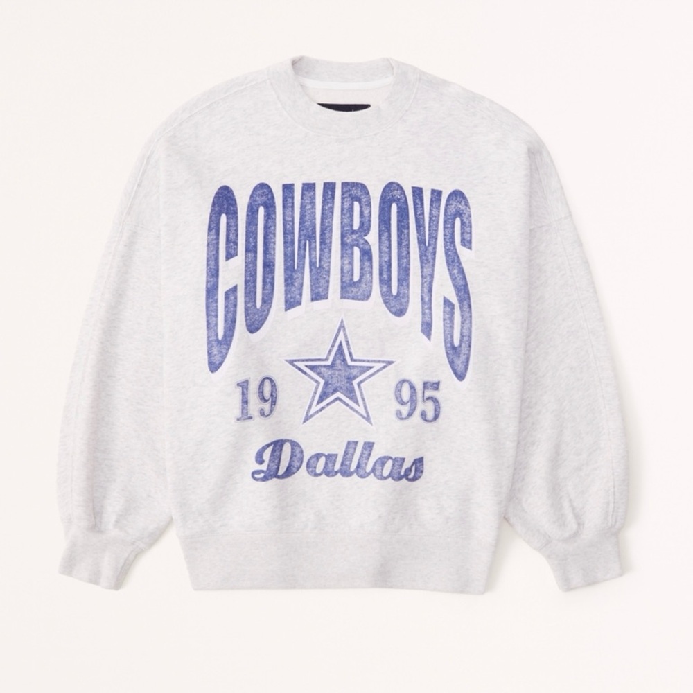 Abercrombie Dallas Cowboys Graphic Oversized Sunday crew!